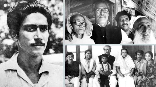 Bangabandhu Sheikh Mujibur Rahman and his family. Photo: Internet